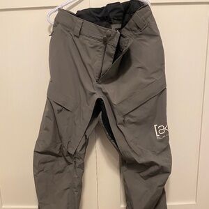 mens burton AK snowboard pant size xl